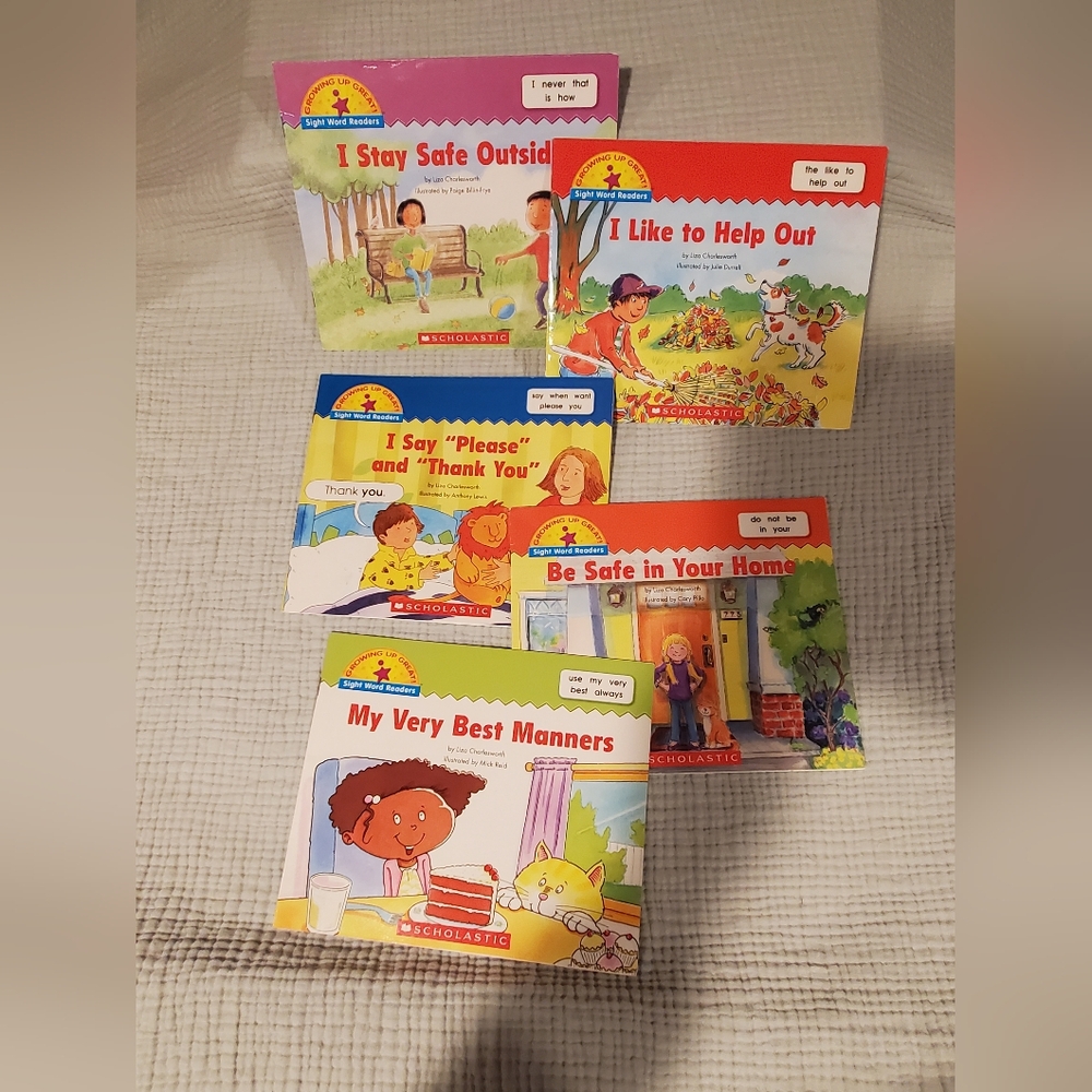 Scholastic Kids' Sight Word Readers Lot Of 5 Books